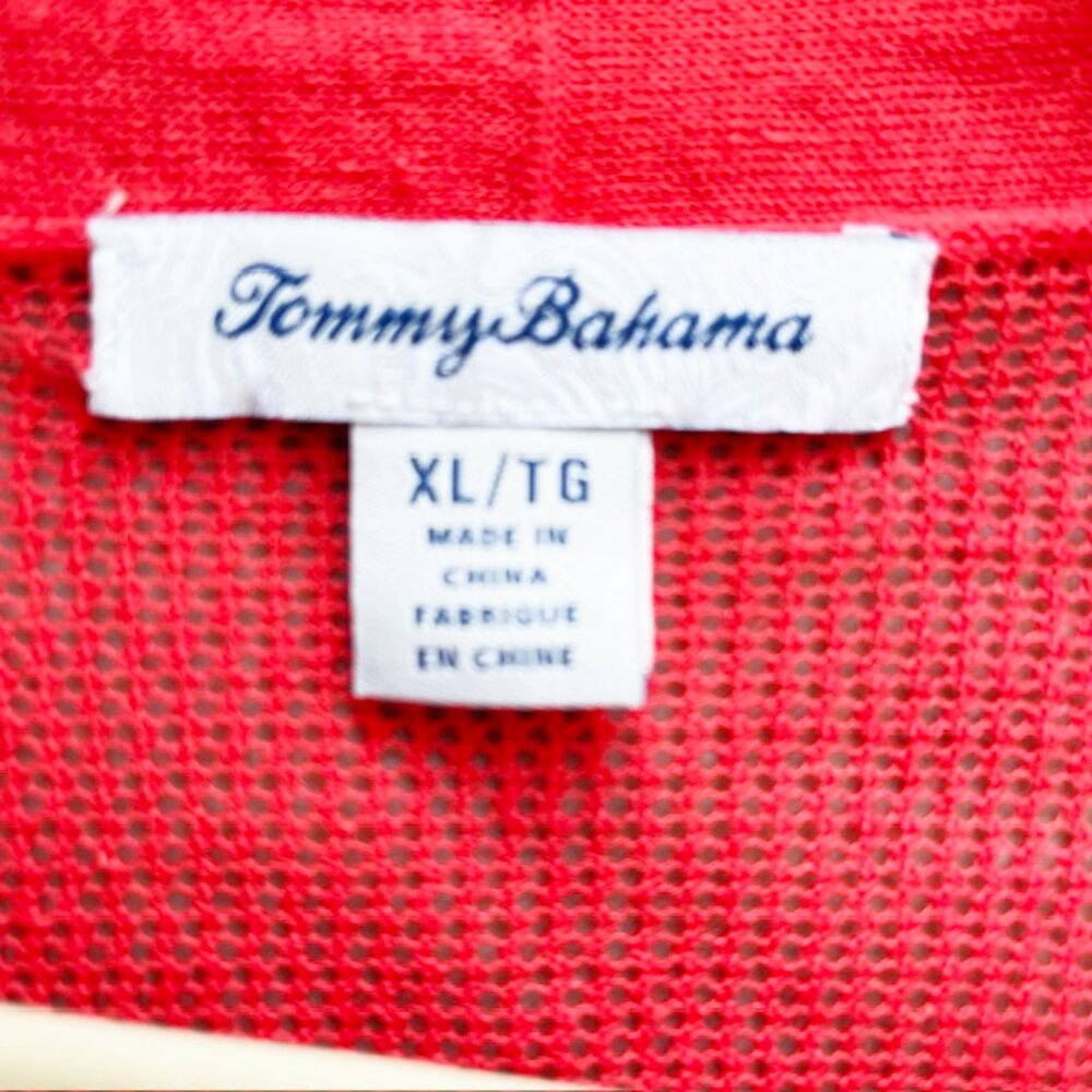 Tommy Bahama Linen Open Weave, Open Front Cardiga… - image 4